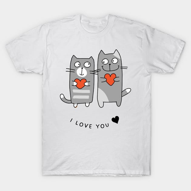 i love you ♥️ - Valentine day T-Shirt by EhsanStore